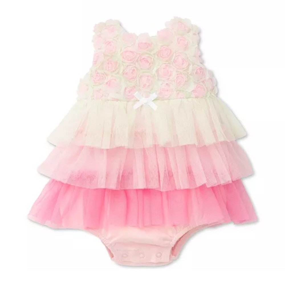 Little Me Pink Baby Outfit